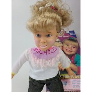 Vintage Michelle 15" Huggable Talking Doll Star Of Full House 1991, Meritus
